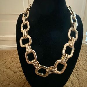 Chunky gold plated choker